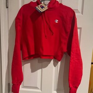 Champion Women's Vibrant Red Cowl Neck Sweater